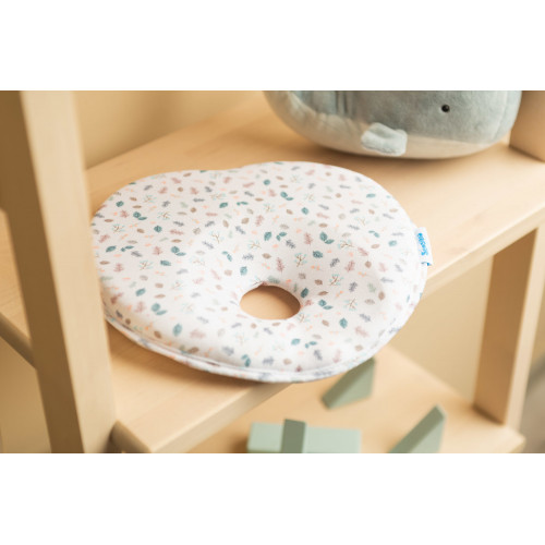 Ergonomický, tvarujúci vankúšik pre bábätko - Lístočky