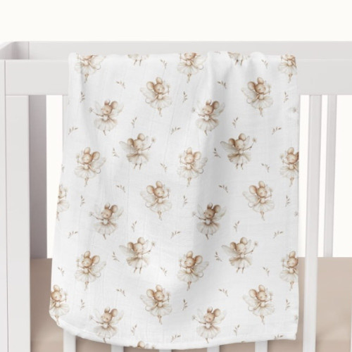 Bambusová plienka 75x75cm, lux, Myšky