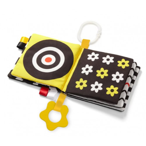 BabyOno Mäkká senzorická knižka - My Contrast book