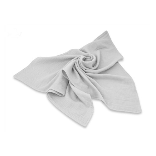 Mušelínové plienky Nature, 80x80 cm, sivá, smotanová - 2ks