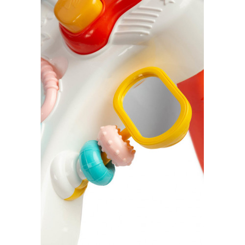 Detské interaktívne chodítko, stolček so zvukmi, modré