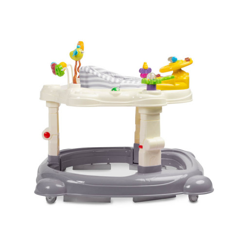 Chodítko pre bábätko HIPHOP 3v1 - šedé