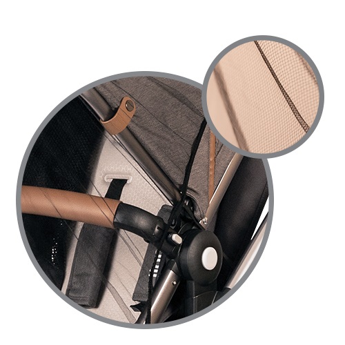 Moskytiéra na kočík, univerzálna  - čierna