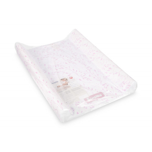 Prebaľovacia podložka, tvrdá 70 x 49 x 9,5 cm - ružové lístky