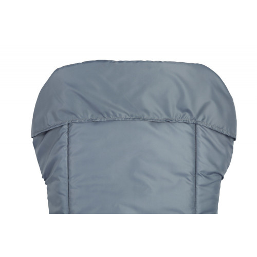 Prešívaný vlnený fusak do kočíka - grafit