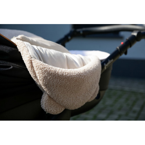 Fusák 3v1, baránkový - tm. béžový