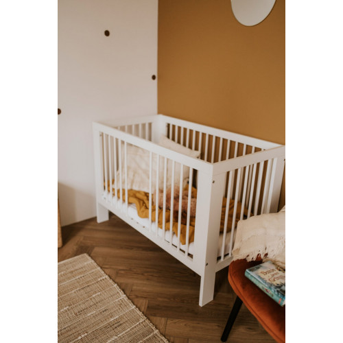 Klups Postieľka Olivie biela 120x60 cm