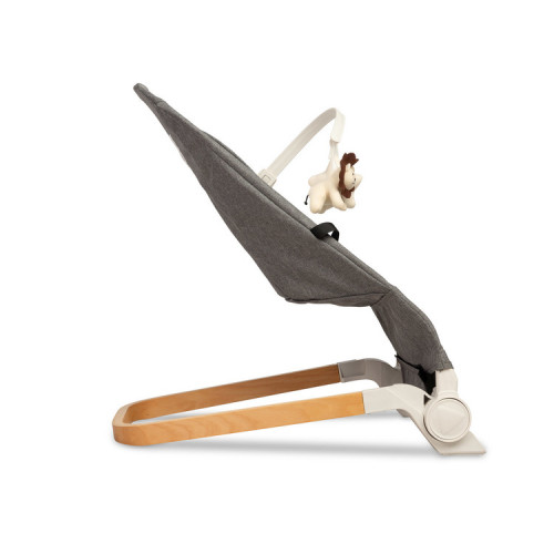 Dojčenské lehátko, ergonomické Pine - šedé