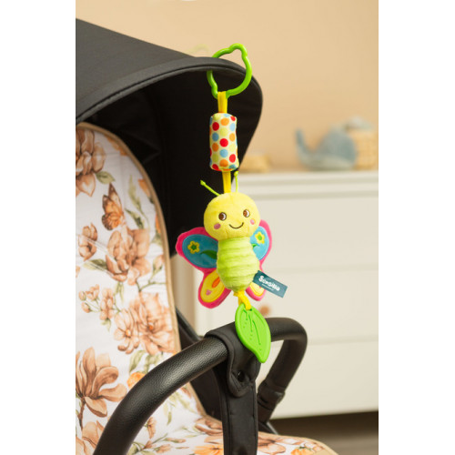 Závesná hračka, hrkálka - Motýlik