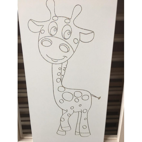 Postieľka Drewex Žirafa - dub,santana, 120x60cm