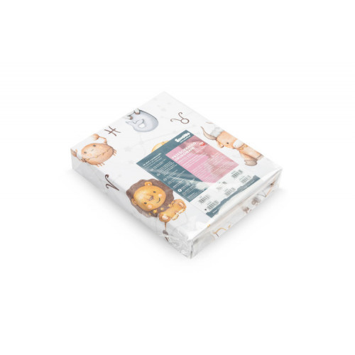 Prestieradlo do postieľky 60x120, Hviezdne zvieratká