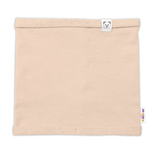 Čiapka s nákrčníkom bavlna, Little Bear, Baby Nellys, cappuccino, veľ. 98/134