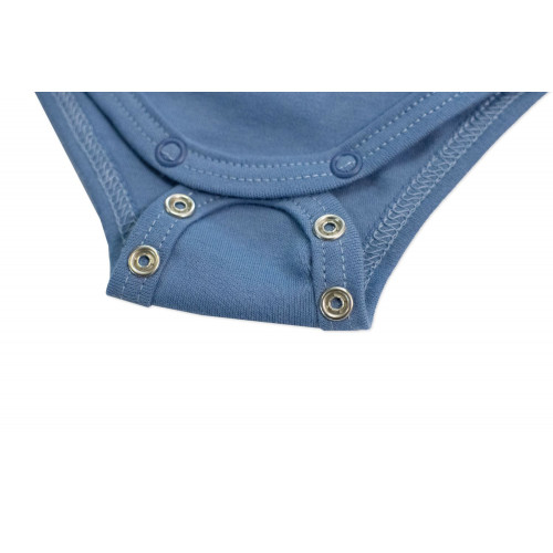 Rastúce body NATURE, dlhý rukáv s gombíkmi, bavlna, jeans