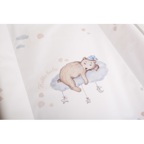 Prebaľovacia podložka, tvrdá 70 x 49 x 9,5 cm - Medvedík