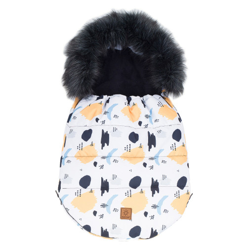 Zimný fusak COMBO 3v1 s kožušinkou, Fliačky, 114 x 52 cm