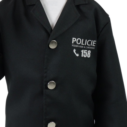 Detský kostým policajt s čiapkou - slovenská potlač (S) e-obal