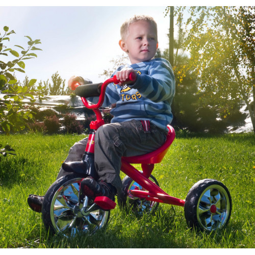 Detská trojkolka YO - sivá