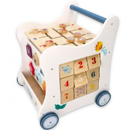 Drevené Chodítko pre bábätko 5v1 - Lesné zvieratká