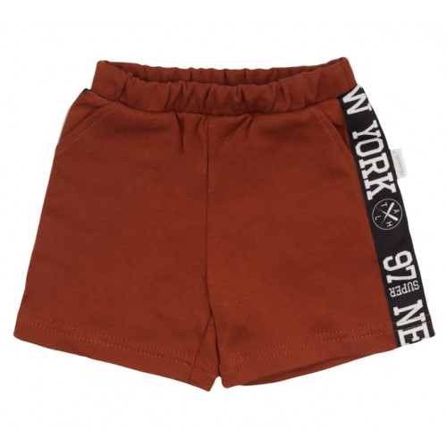 Mamatti Bavlnené kraťasky Baby Fox - hnedé, veľ. 98