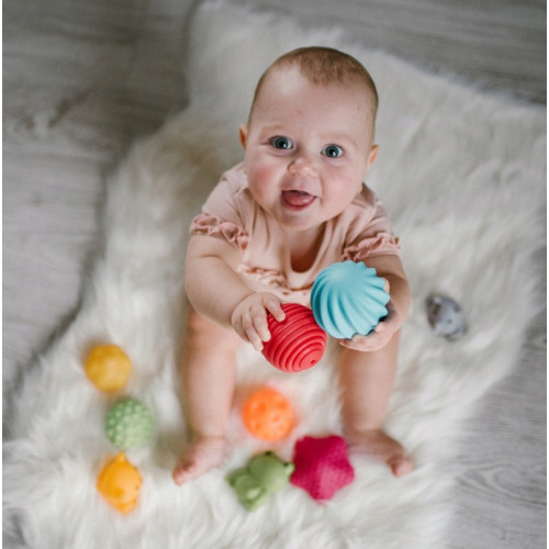 Edukačné senzorické balóniky, 4 ks v taške