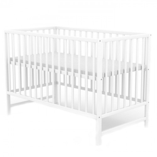 Postieľka pre bábätko Nature 120x60cm - biela