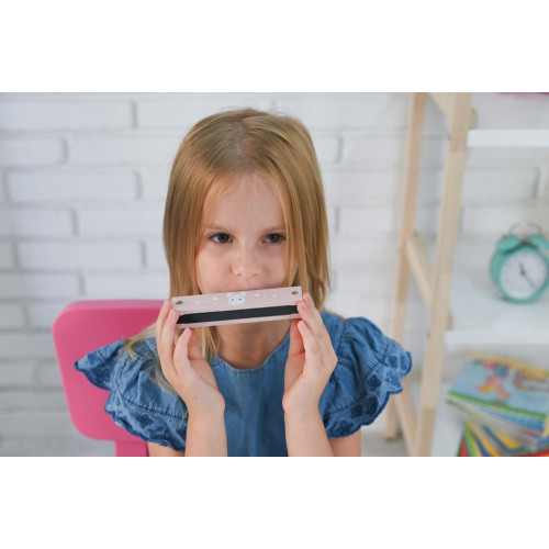 Fúkacia harmonika Adam Toys, Králiček - ružová