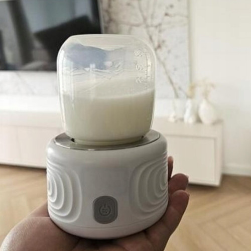 Prenosný ohrievač a sterilizátor fliaš s LED displejom, biely