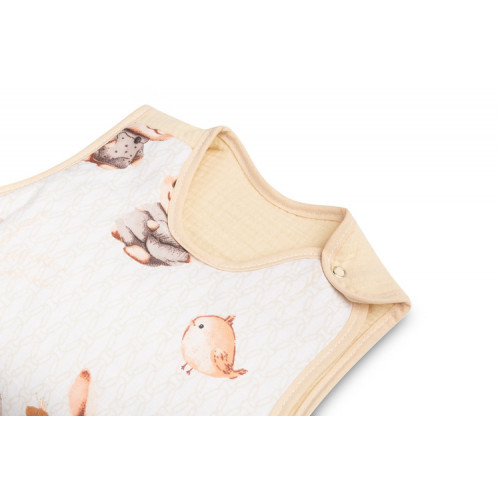 Spací pytel mušelín, bavlna, Bunny, 70x45cm, S - béžový