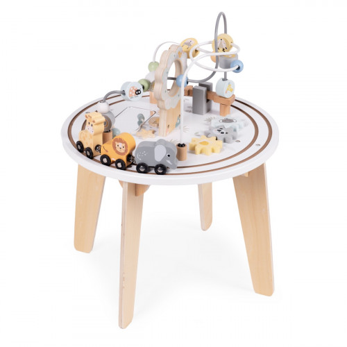 Drevený montessori vzdelávací stolík 5v1