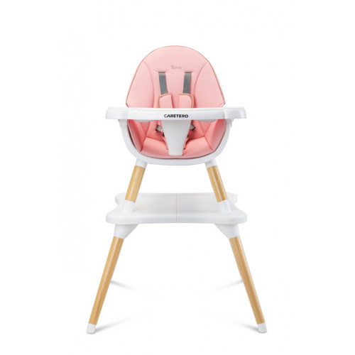 Multifunkčná jedálenská stolička, stolček 2v1. Tuva, ružová