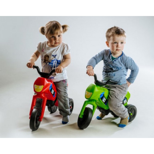 Teddies Odrážadlo Enduro veľké plast výška sedadla 31cm nosnosť do 25kg od 12 mesiacov.