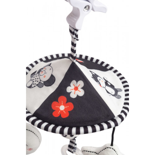 Kolotoč do kočíka black&white - Hviezdička