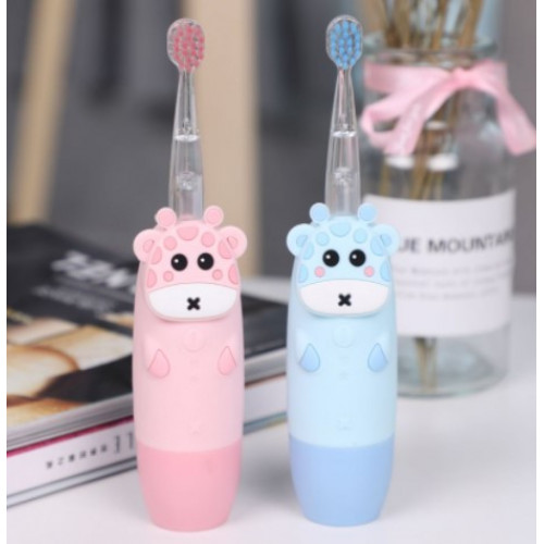 InnoGio Elektronická sonická zubná kefka GIOGiraffe - modrá