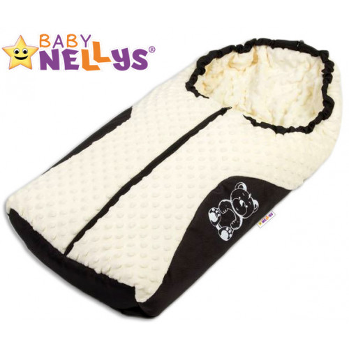 Fusak nielen do autosedačky Baby Nellys ® MINKY - modrý, tyrkys