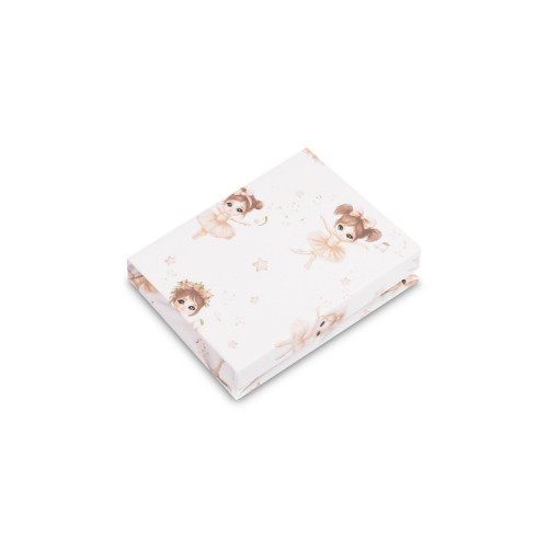 Prestieradlo do postieľky 60x120, bavlna, Baletka ružová