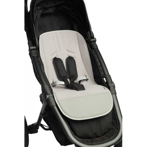 Vložka do kočíka, mušelín, Hviezdne zvieratká, šedá