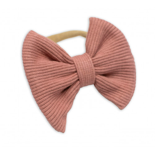 3D súprava LADY, bavlna, body kr. rukáv, suknička s láclom, čelenka, staroružová/biela, 62