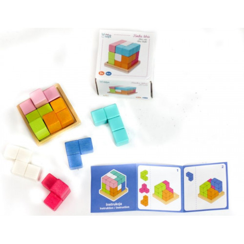 Adam Toys Drevená kocka TETRIS