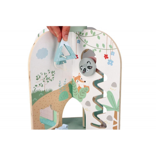 Adam Toys Drevené centrum dobrodružných aktivít v lese - mätové