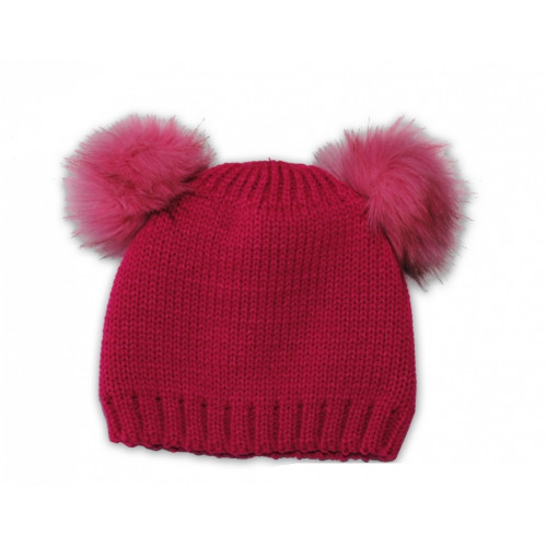 Zimné čiapky Mako chlupáček Baby Nellys ® - tm. ružový