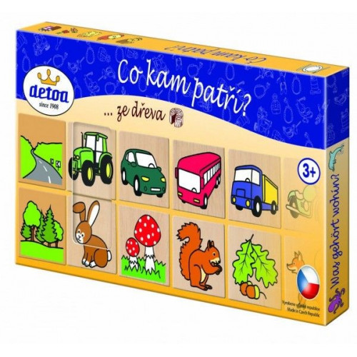Rappa Hra Co kam patrí, drevo