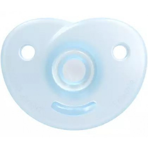 Silikónový cumlík Soothie, modrá, 0-6 m