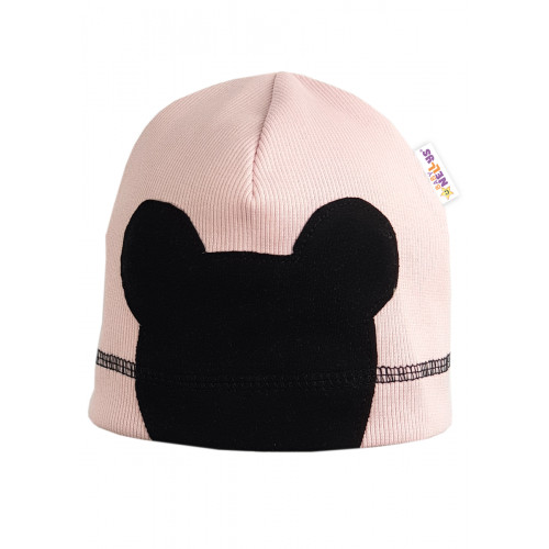 Baby Nellys Jarná čiapka Mouse, sv. ružová, , veľ. 2/4 let