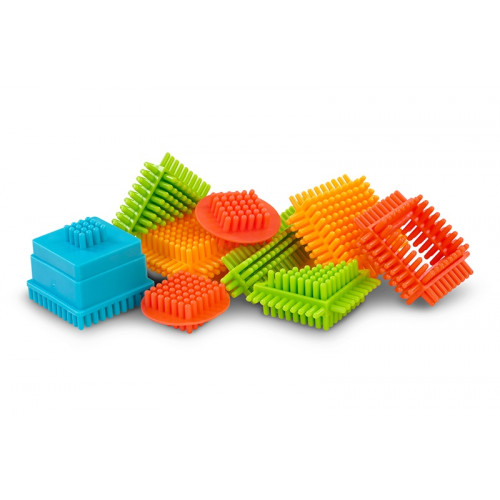 Plastové kocky Spiky Farma, 100 ks dielikov