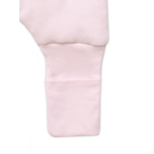 Teplý spací vak so zahrnovacími nohavičkami, Soft Hand Made, púdrovo ružový, veľ. S