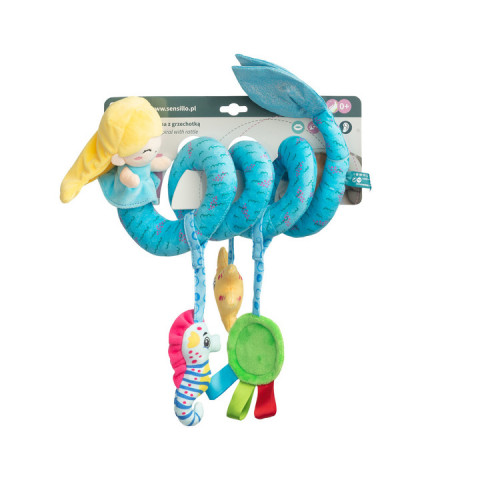 Edukačná, kontrastná špirála Colorful - Morská víla