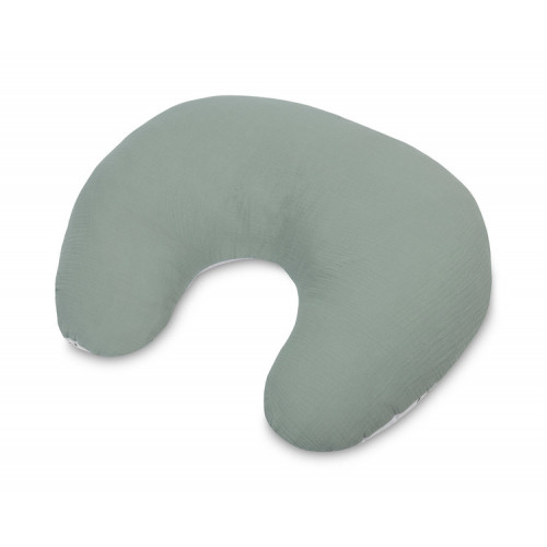 Dojčiace vankúš, podkova, mušelín, bavlna, Lúka, zelená