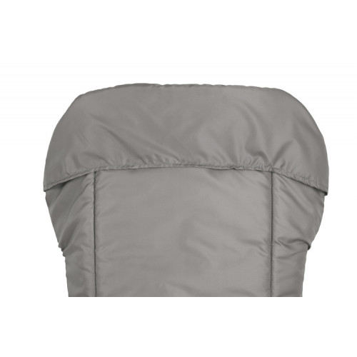 Prešívaný vlnený fusak do kočíka - šedý