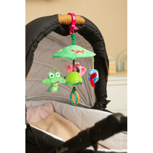 Kontrastný kolotoč nielen do kočíka Colorful - Žabka