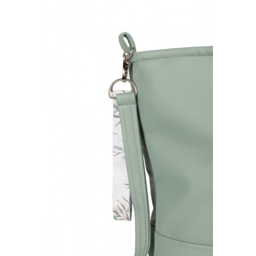 Štýlová taška pre mamičky z ekokože - oliva